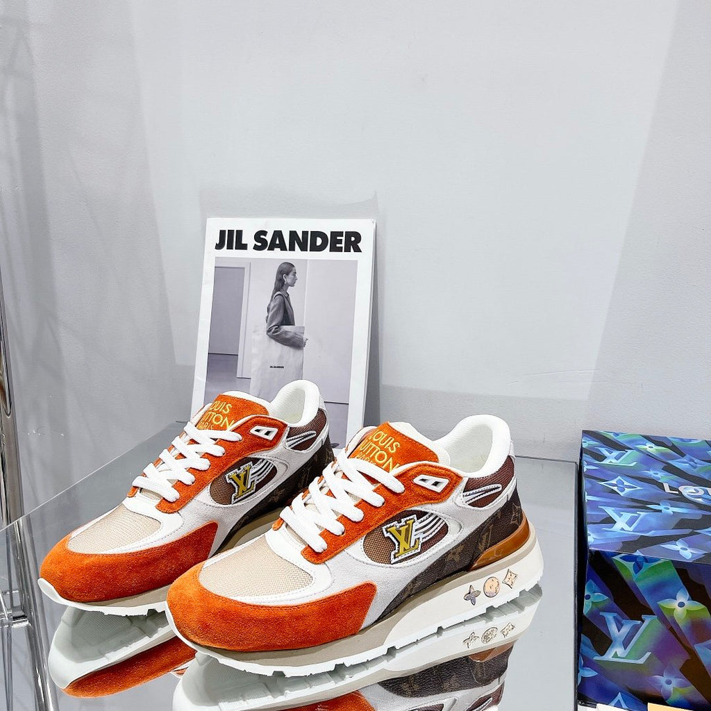 Louis Vuitton Run Sneaker Brown