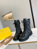 Fendi Signature Boots Black