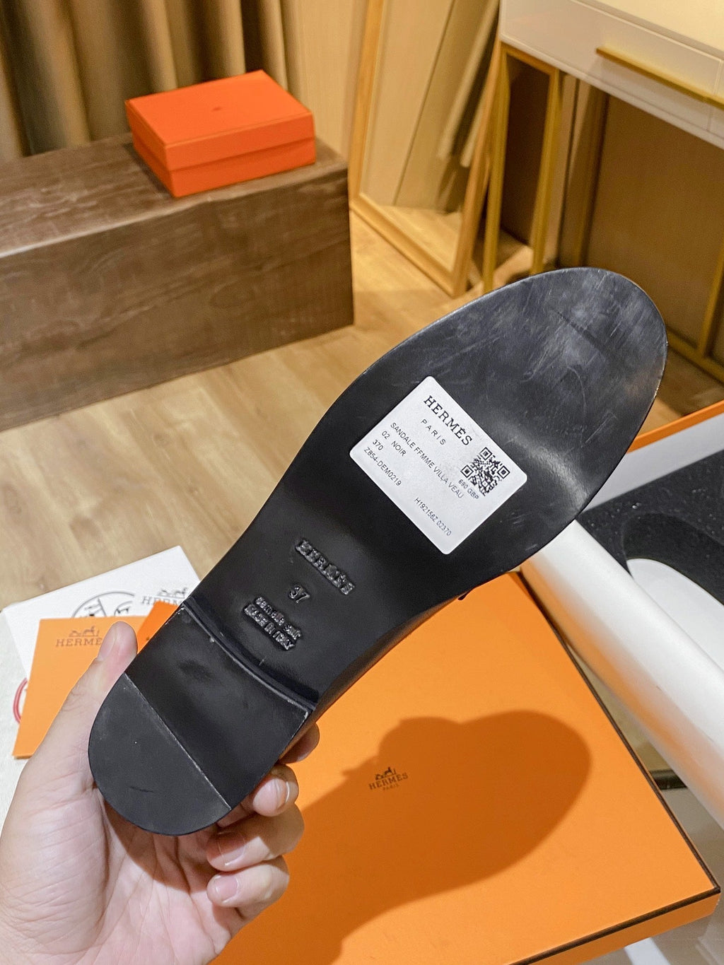 Hermes Destin Loafer Black