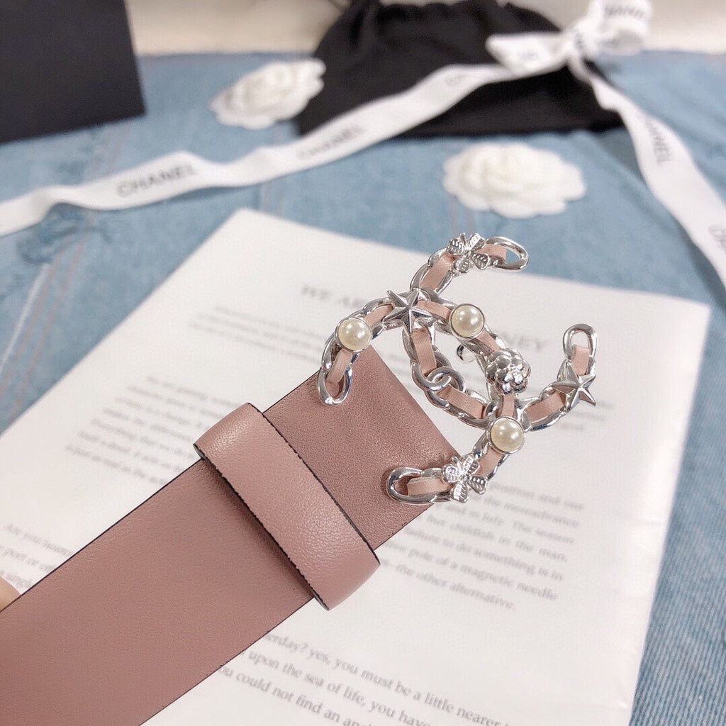 Chanel Belt With Double C Buckle