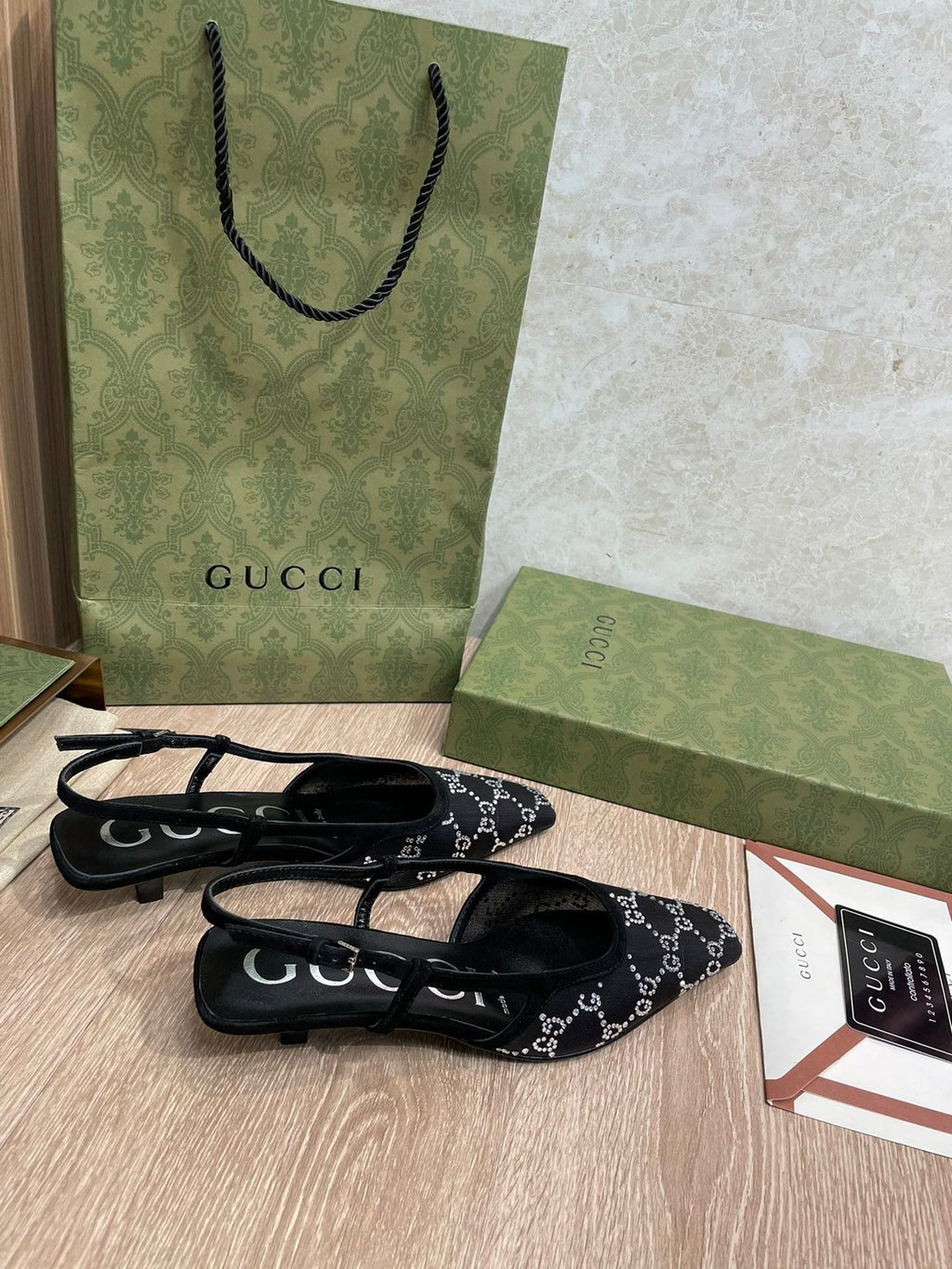 Gucci Balenciaga The Hacker Project Square Knife Pump Black