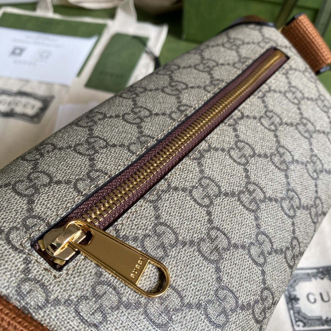 Gucci Belt Bag With Interlocking G 24cm Brown