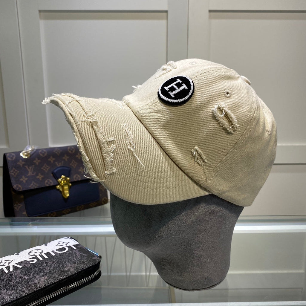 Hermes Davis H Primavera Cap Beige