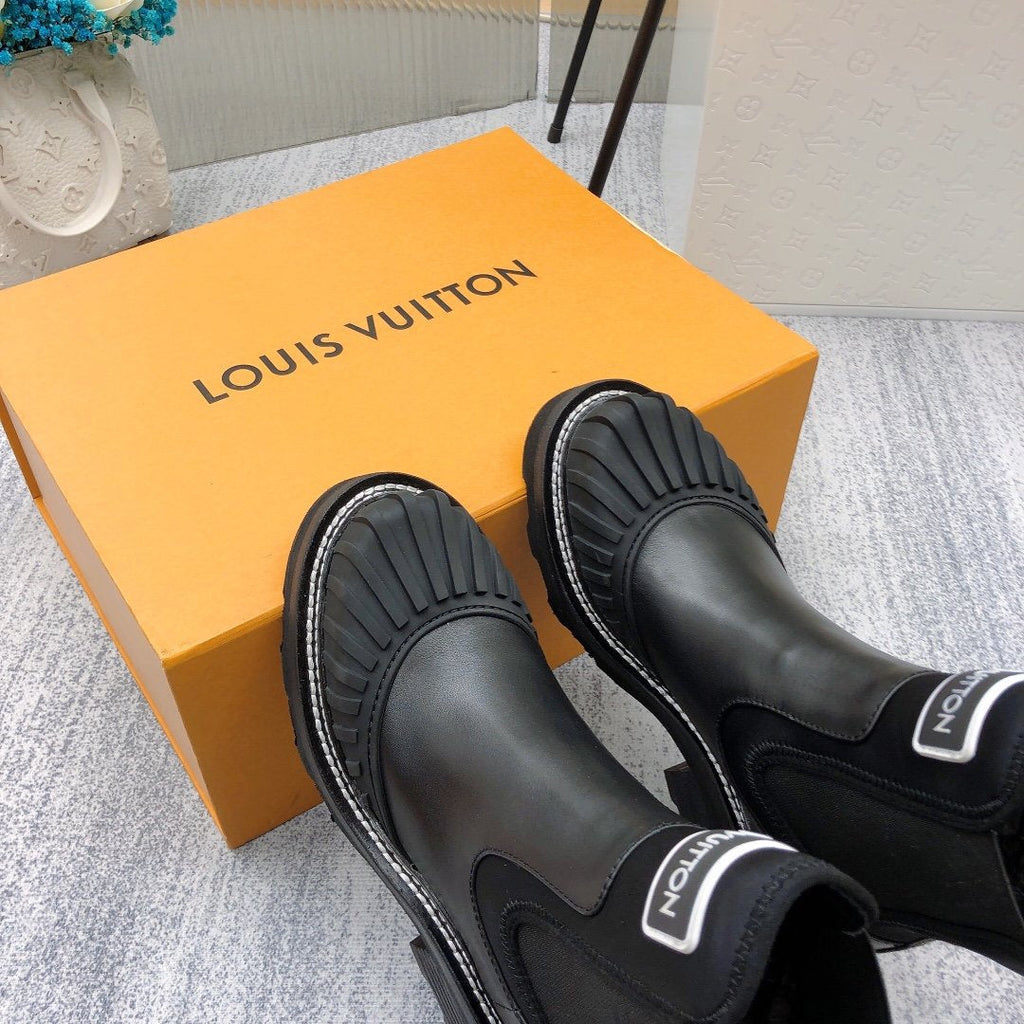 Louis Vuitton Beaubourg Ankle Boot Black