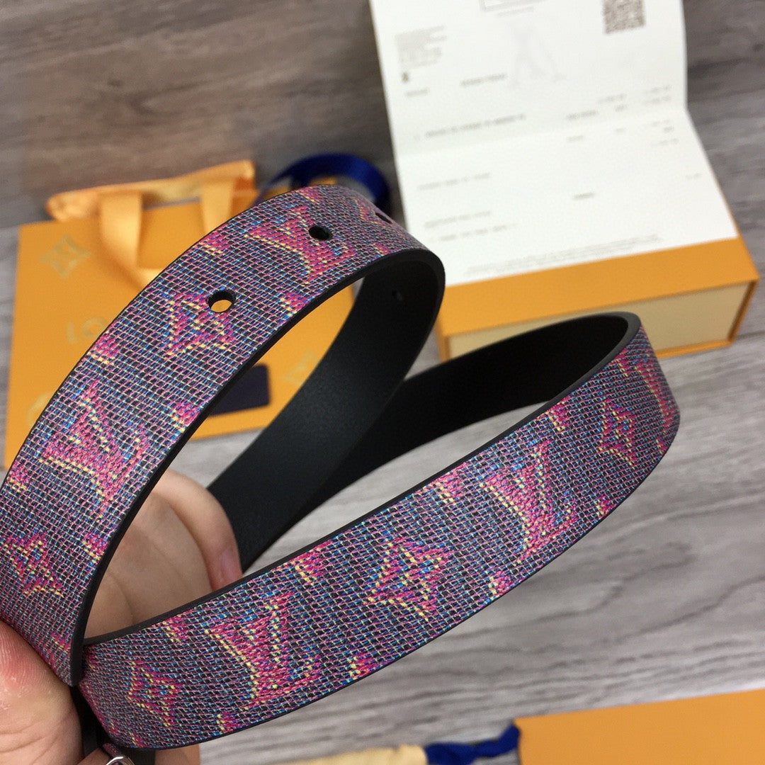 Louis Vuitton Initiales Belt Black