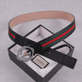 Gucci Belt With Double G Buckle Black