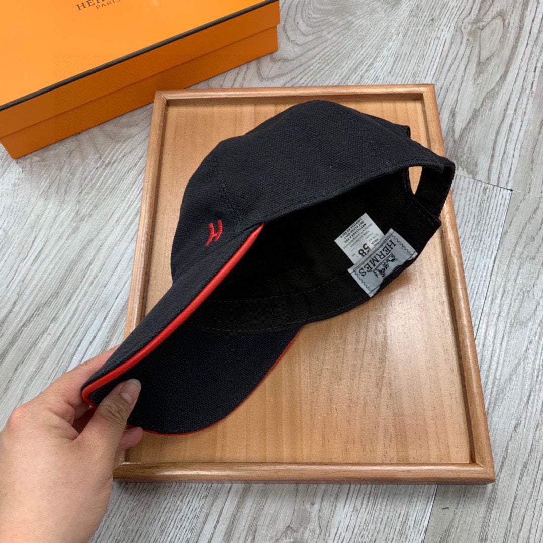 Hermes Davis H Primavera Cap Black