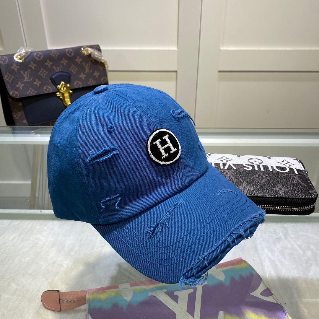 Hermes Davis H Primavera Cap Blue