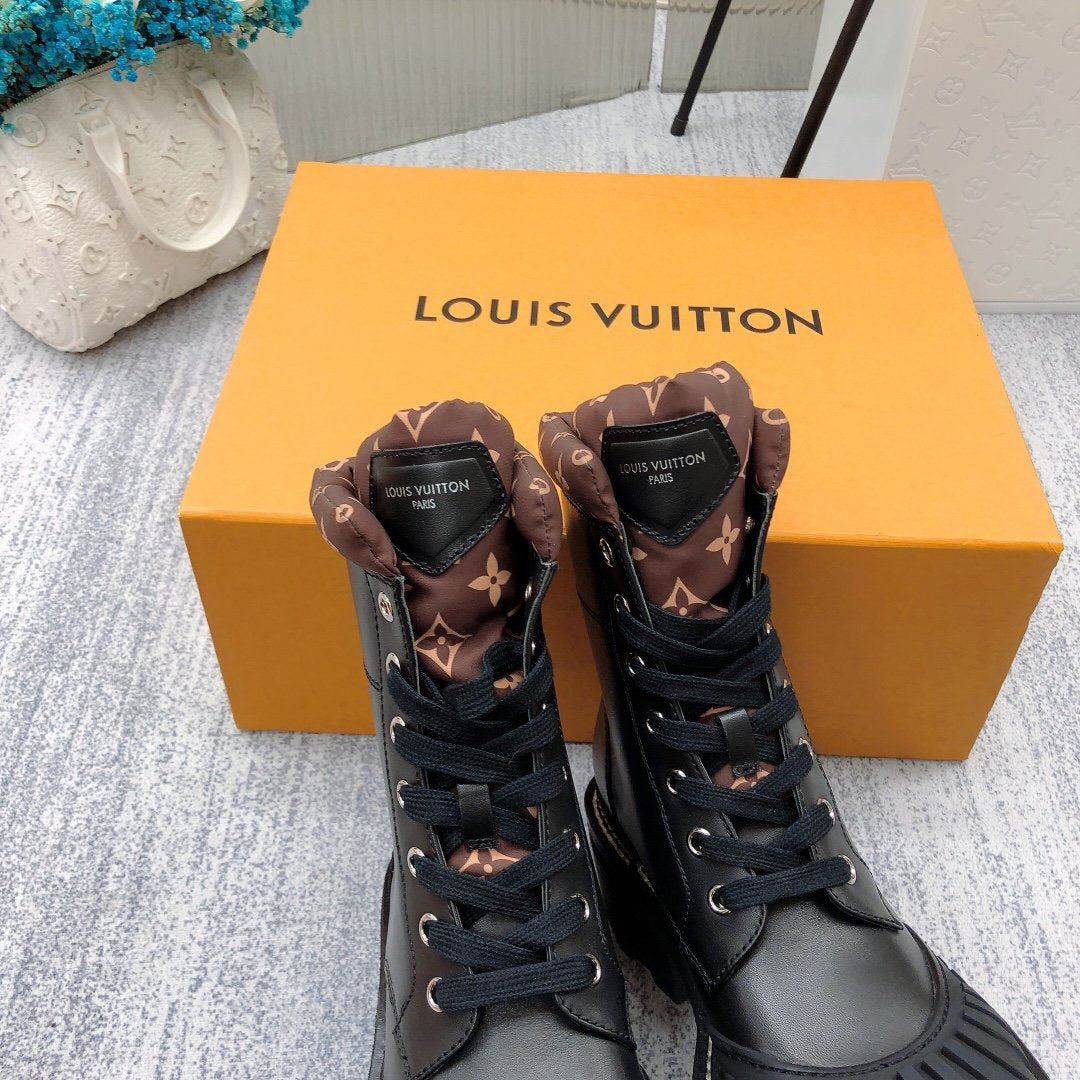 Louis Vuitton Beaubourg Ankle Boot Black