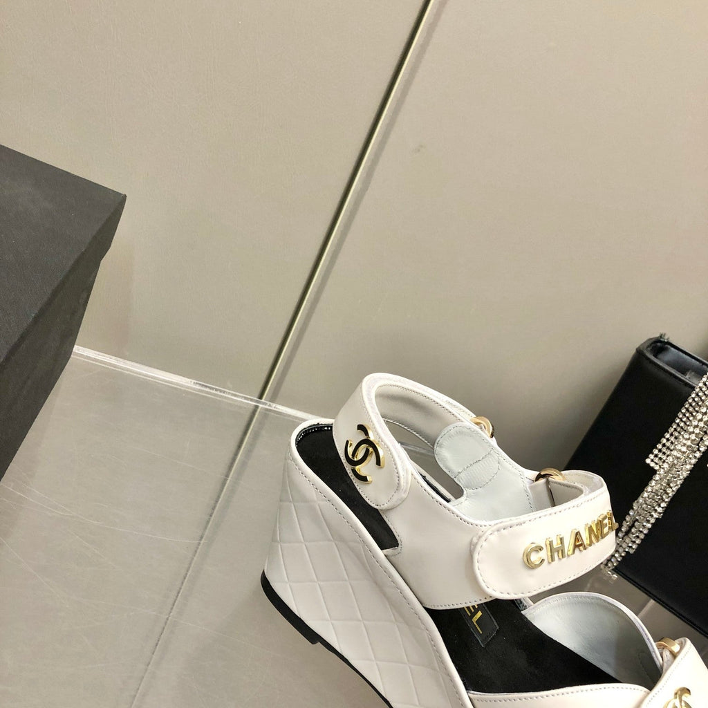 Chanel Sandals White