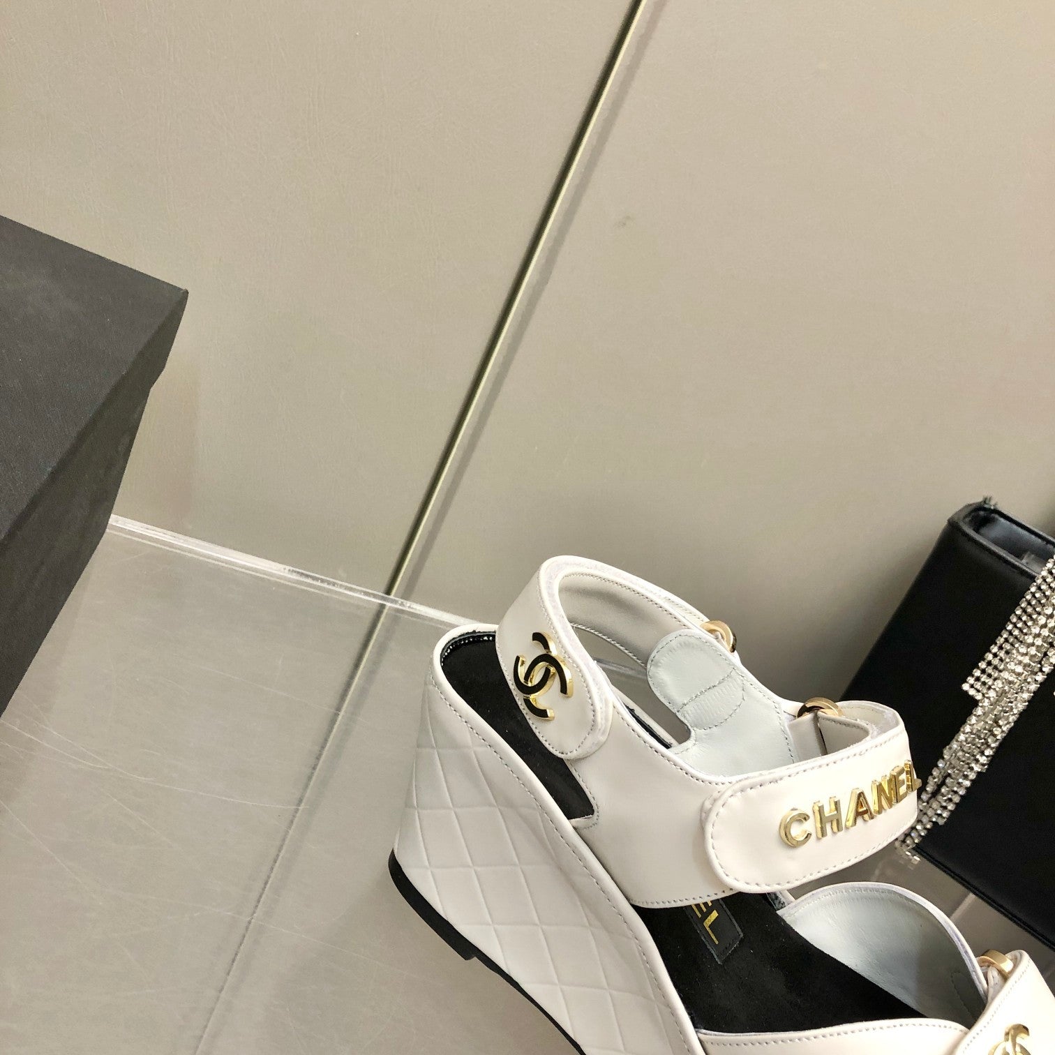 Chanel Sandals White