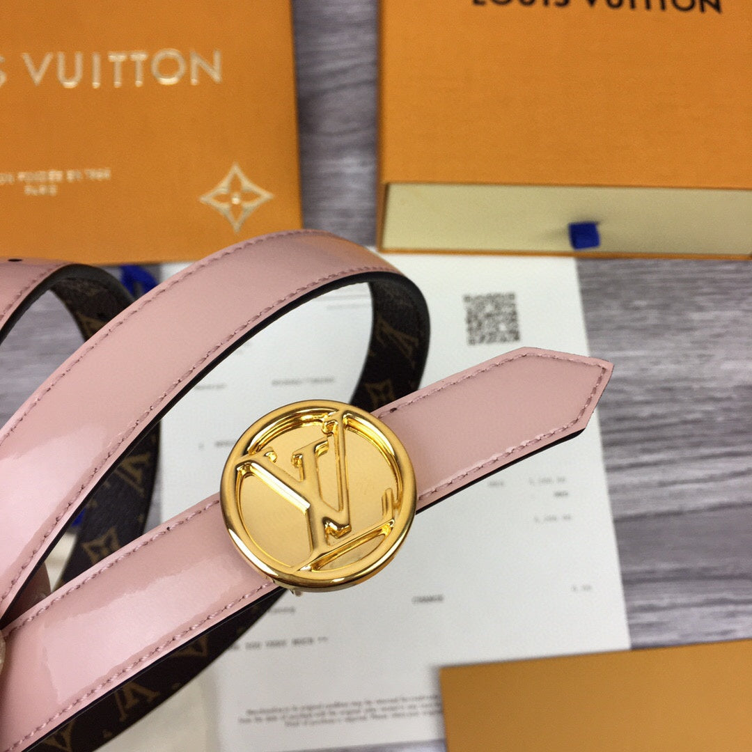 Louis Vuitton Cricle Belt Pink