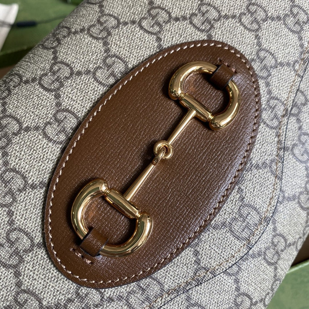 Gucci Horsebit 1955 Small Bag 26cm Beige