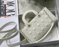 Christian Dior Lady D-Joy Bag 26cm White