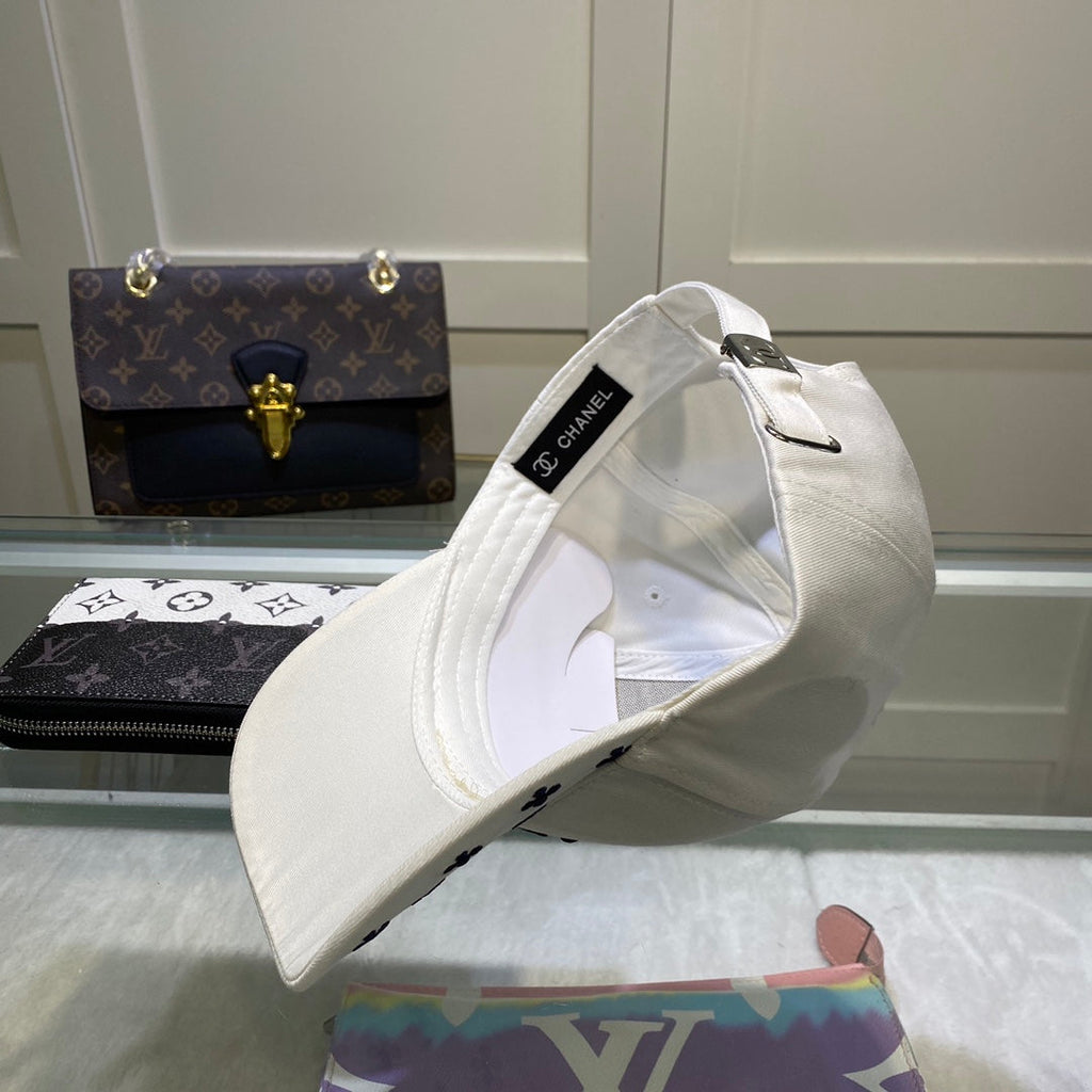 Chanel White Cap
