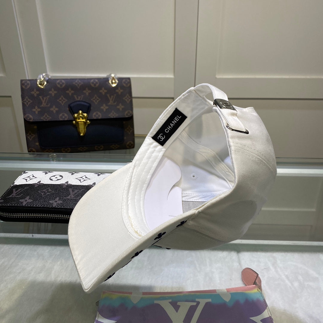 Chanel White Cap