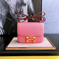 Hermes Constance Shoulder Bag 23cm Pink