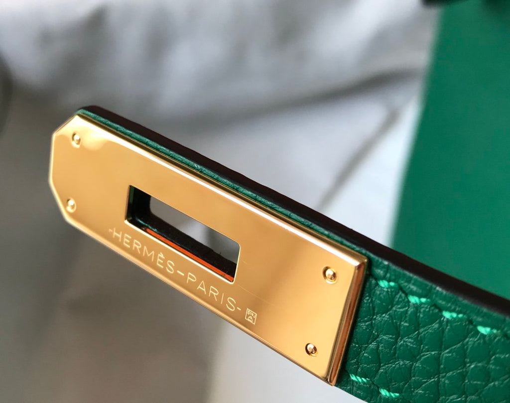 Hermes Handle Bag 30cm Green