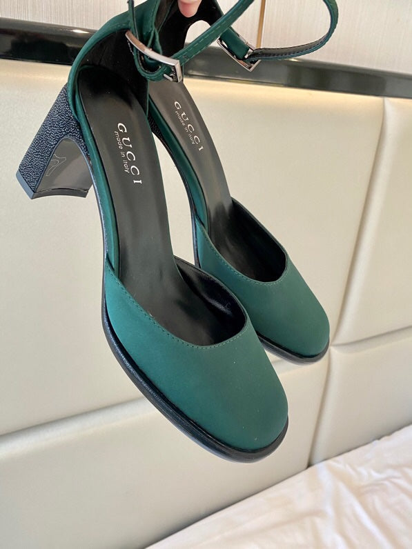 Gucci Platform Sandal Green