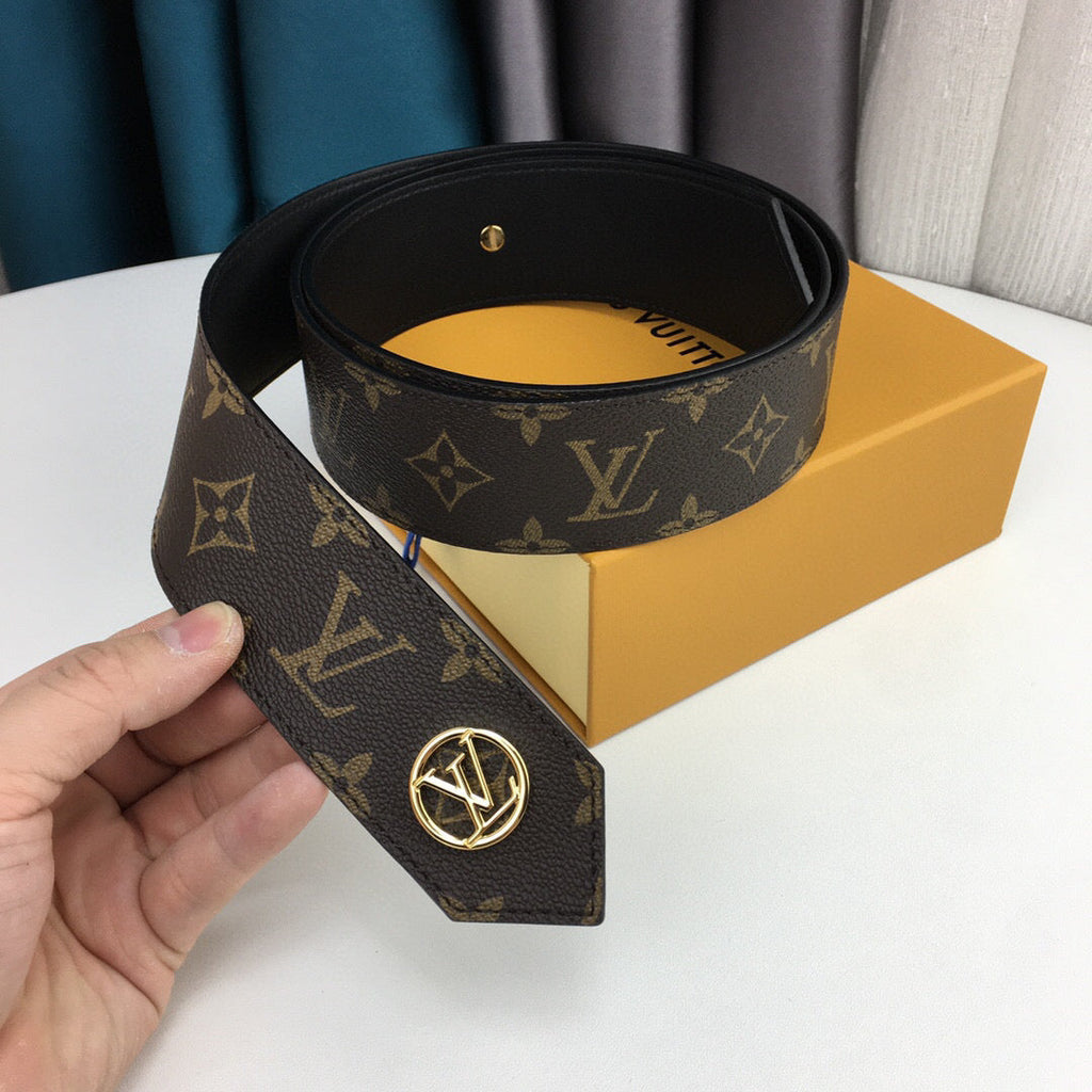Louis Vuitton Cricle Iconic Belt Brown
