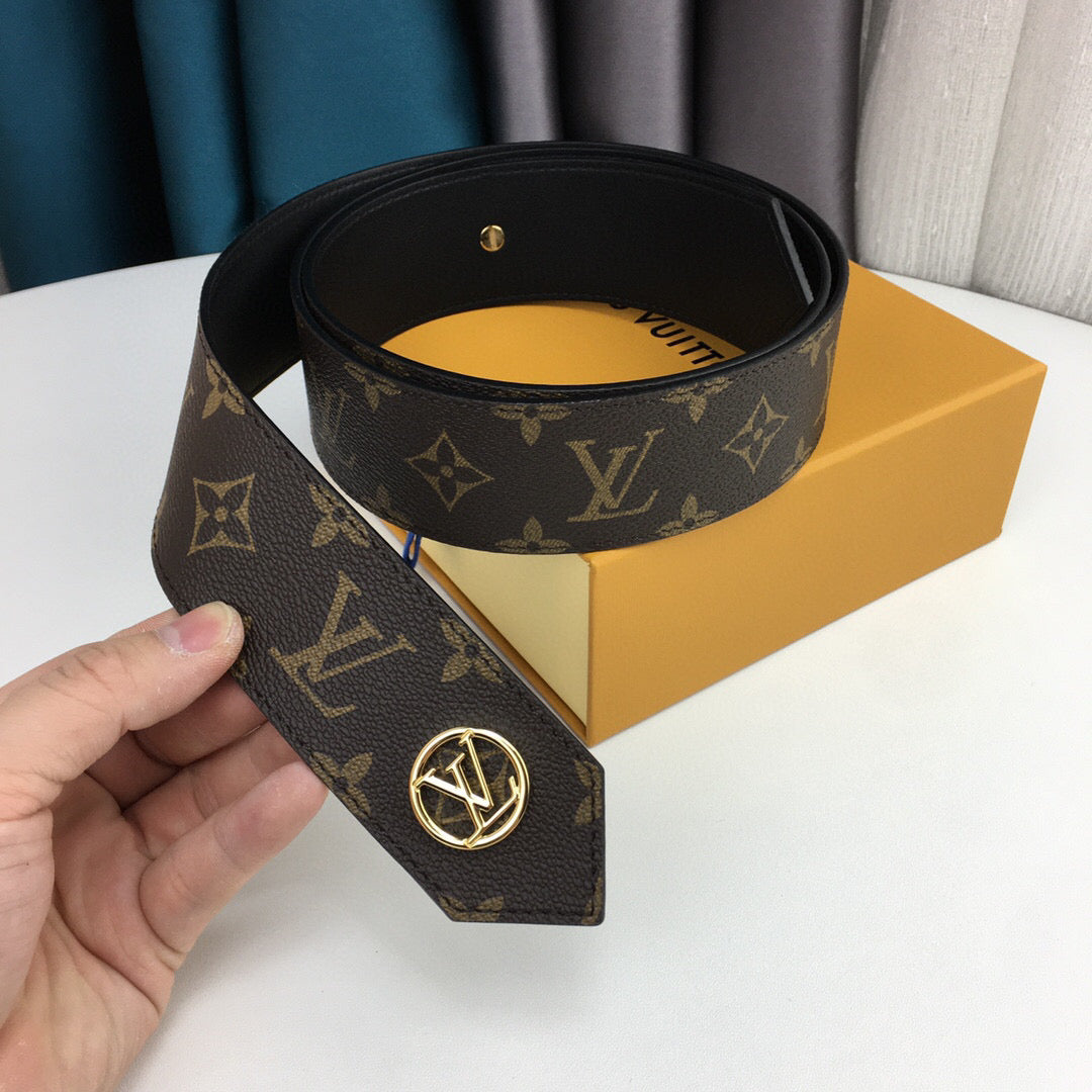 Louis Vuitton Cricle Iconic Belt Brown