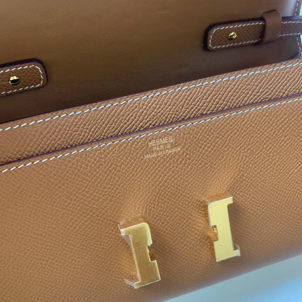 Hermes Constance Togo 21cm Brown