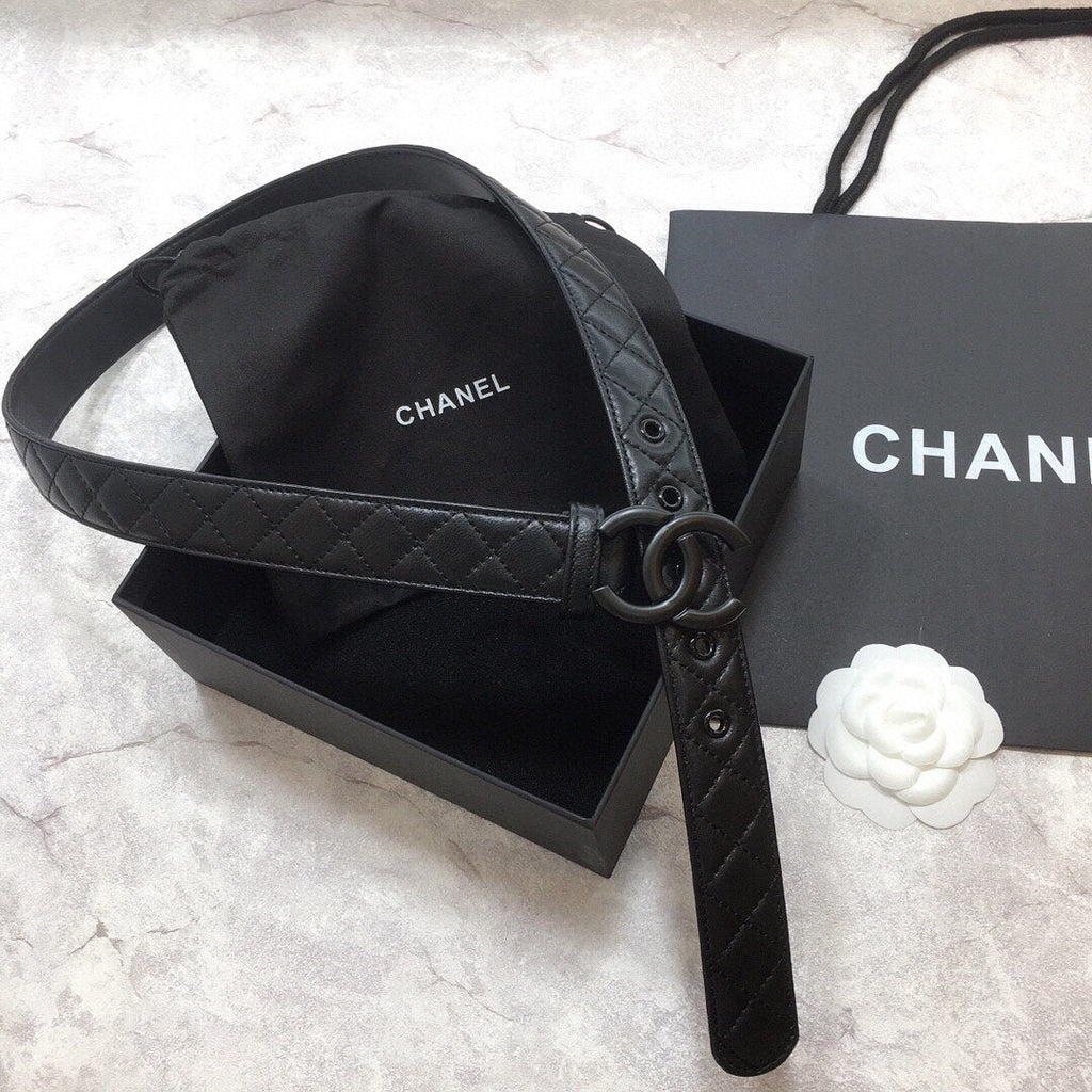Chanel Belt With Double C Buckle