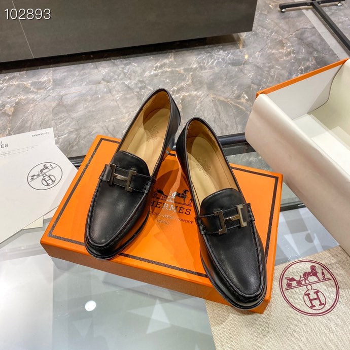Hermes Elysee Pump Black