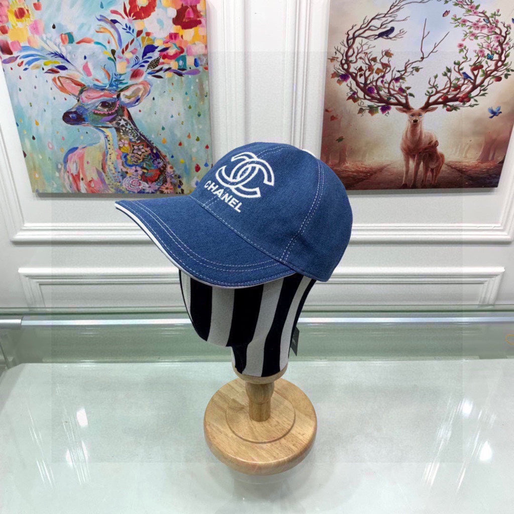 Chanel Blue Cap