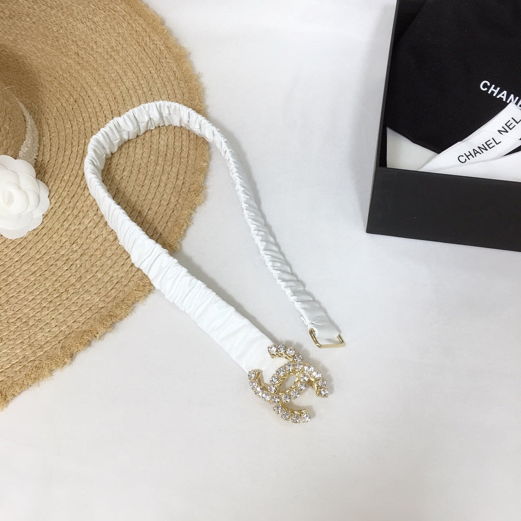 Chanel Belt With Double C Buckle