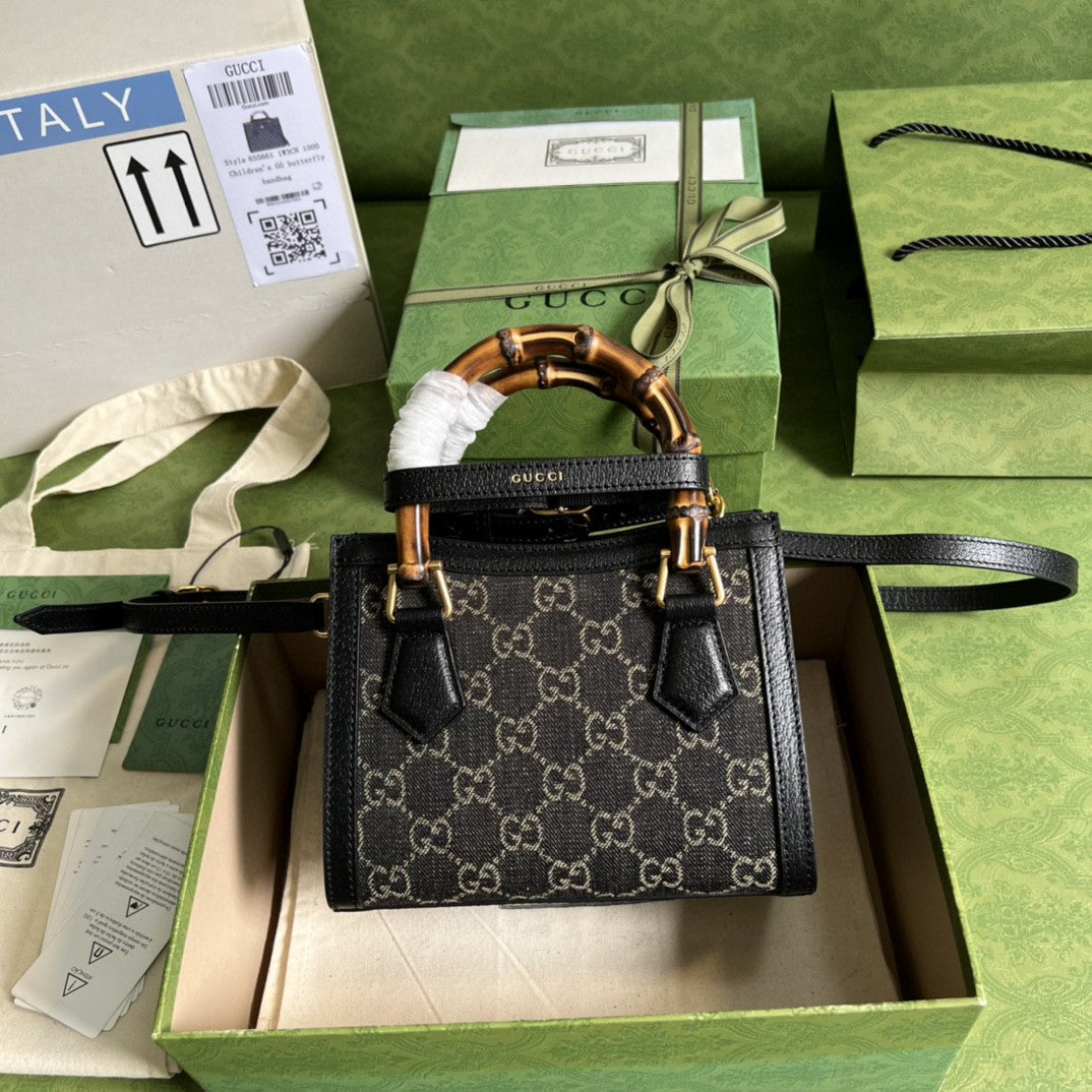Gucci Ophidia GG Mini Bag 20cm Black