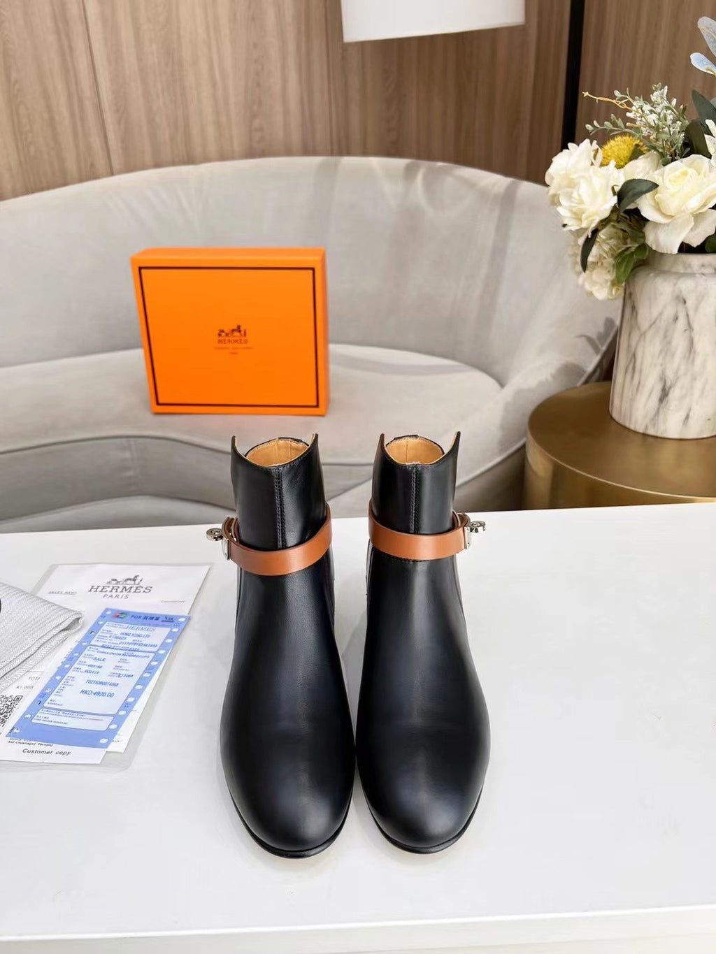 Hermes Neo Ankle Boot Black