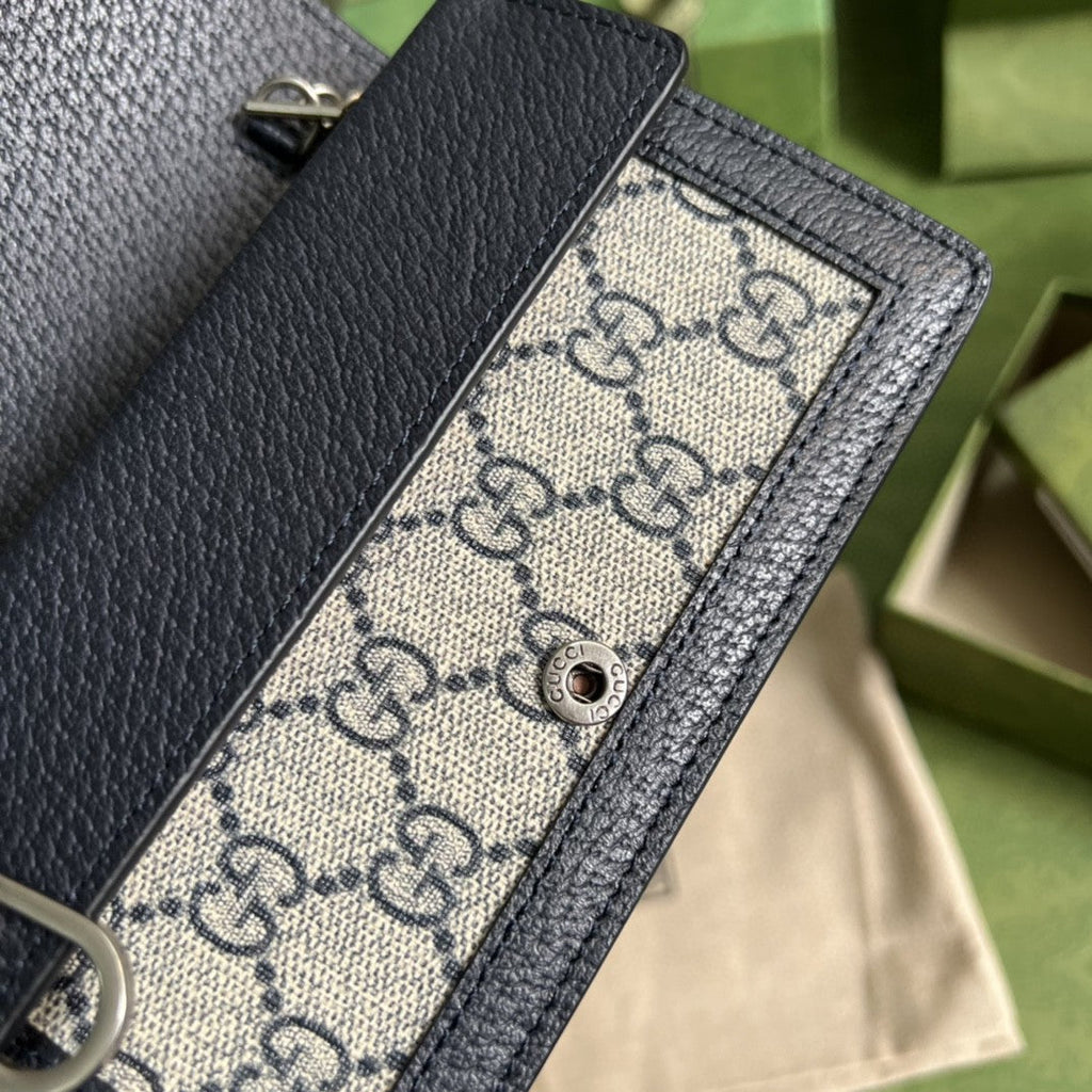 Gucci 476432 Dionysus GG Super Mini Bag 17cm Beige