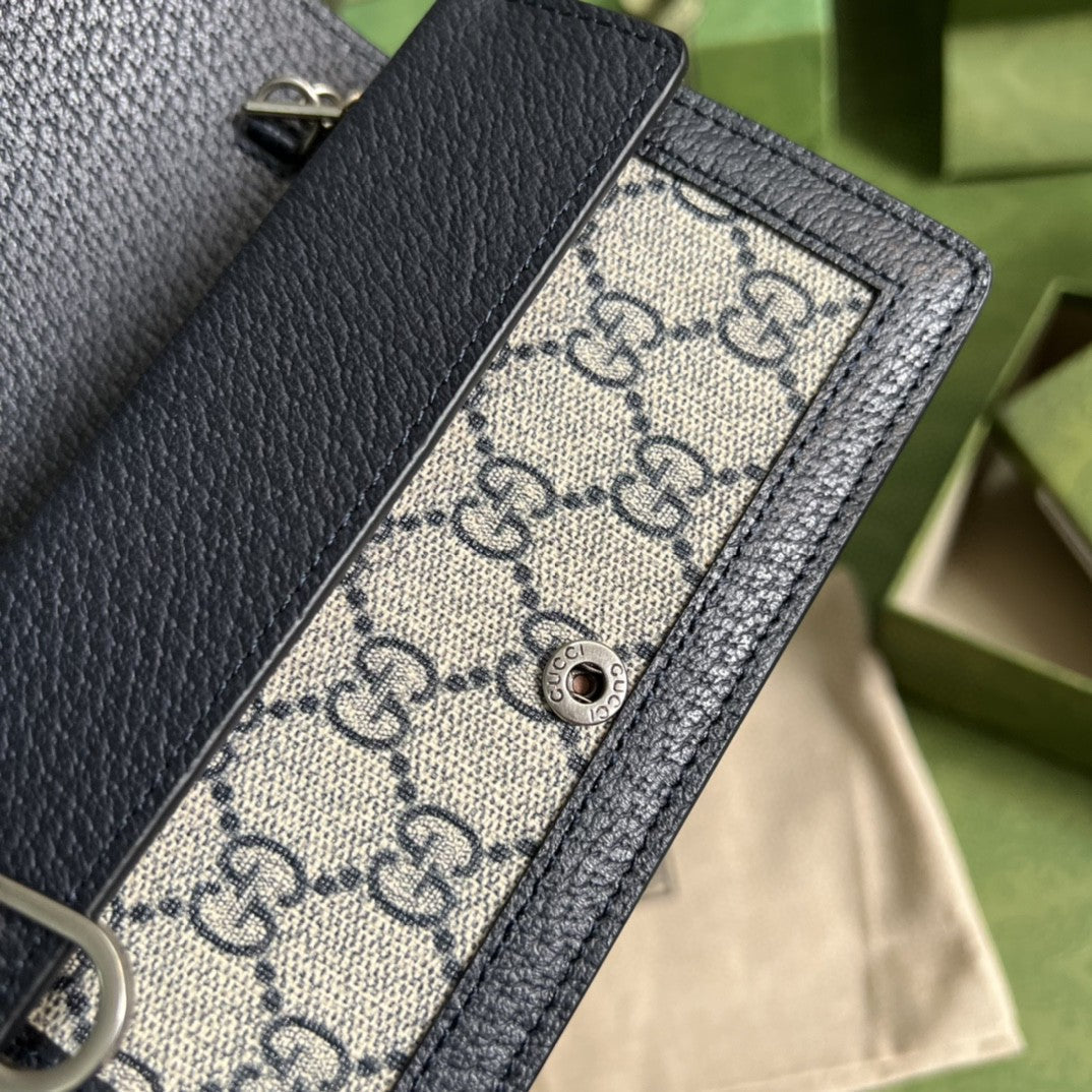 Gucci 476432 Dionysus GG Super Mini Bag 17cm Beige