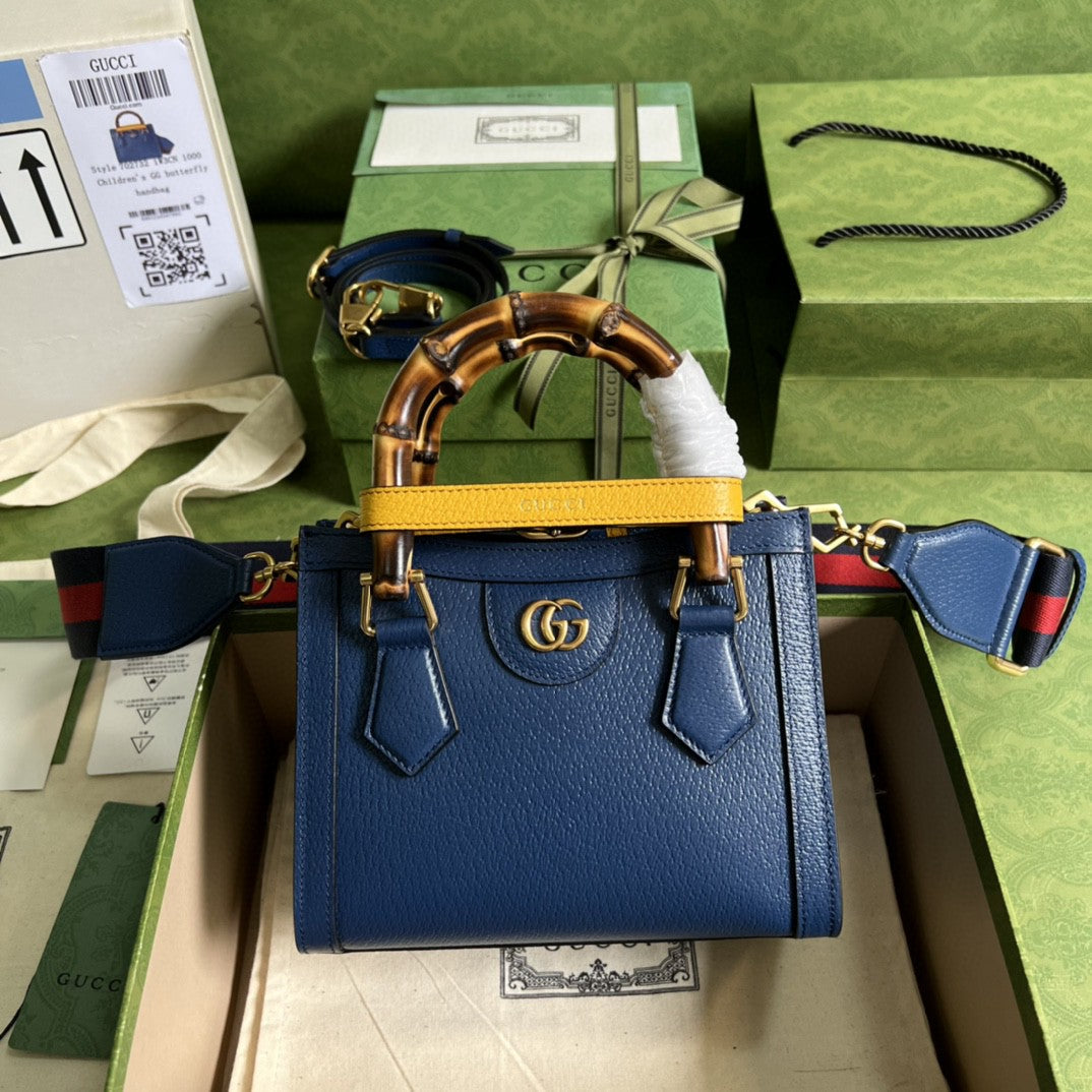 Gucci Ophidia GG Mini Bag 20cm Blue