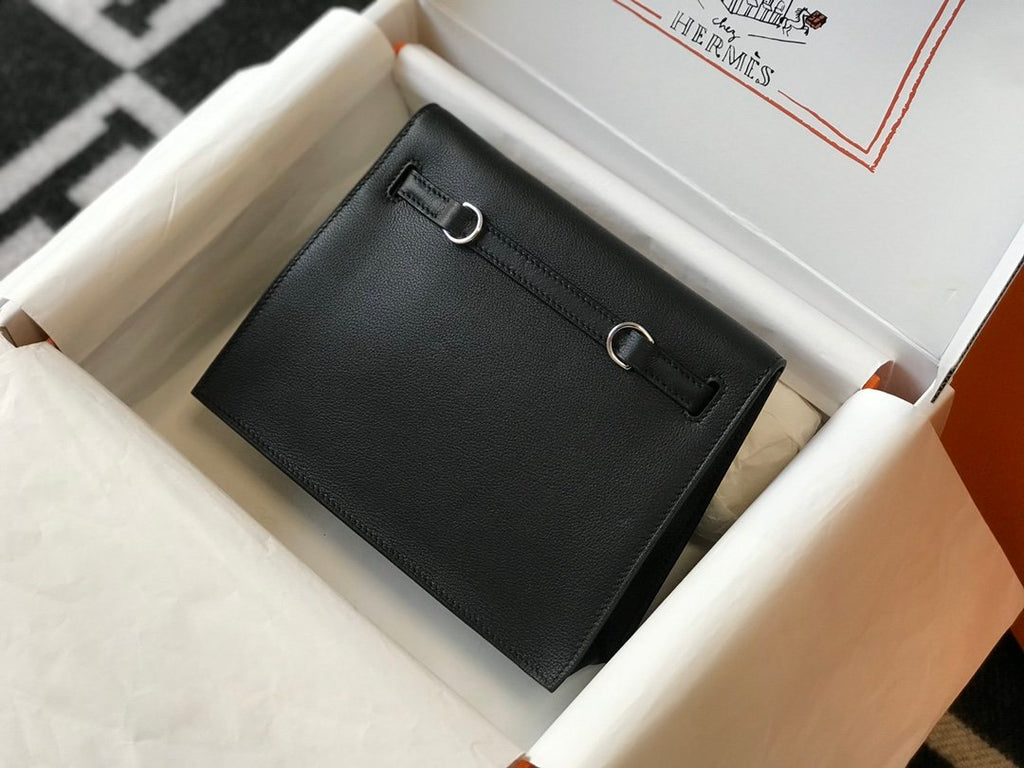 Hermes Handle Bag 22cm Black