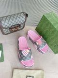 Gucci Platform Slide Sandal Pink