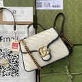 Gucci Marmont Mini Top Handle Bag 26cm White