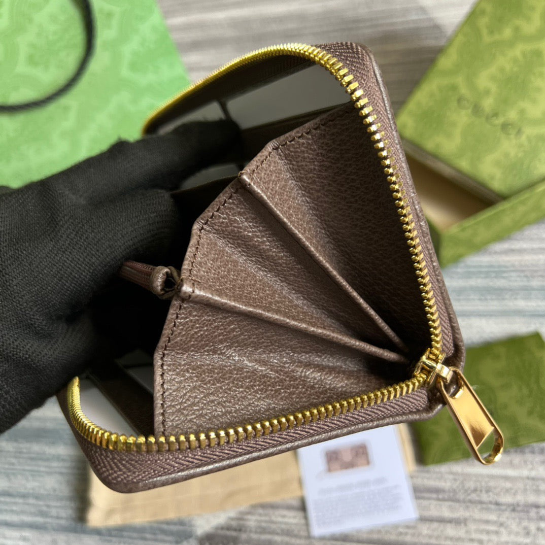 Gucci Ophidia GG Zip Around Wallet 19cm