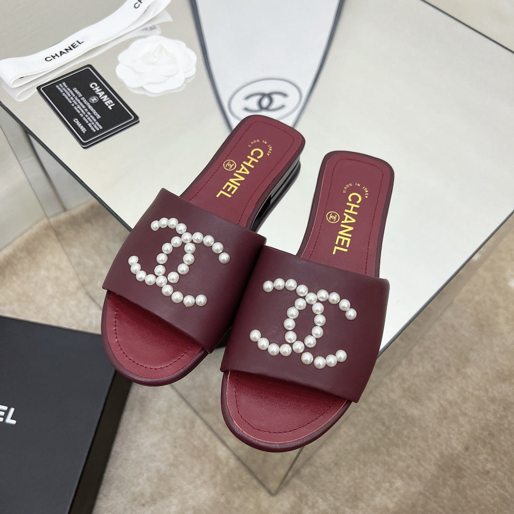 Chanel Sandals Red