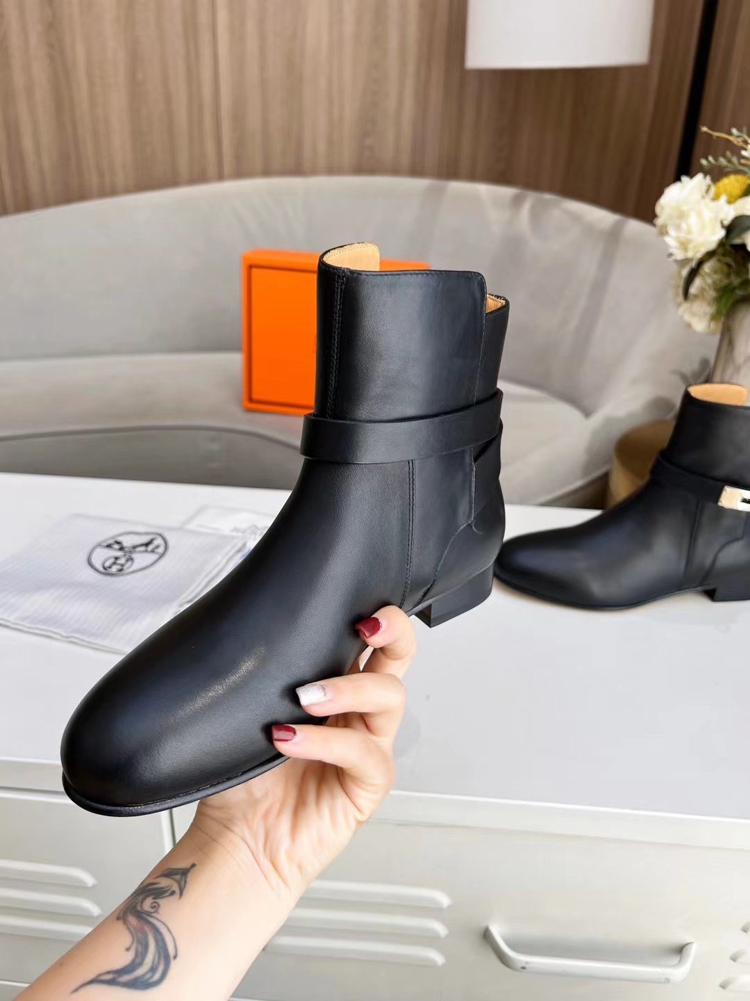 Hermes Neo Ankle Boot Black