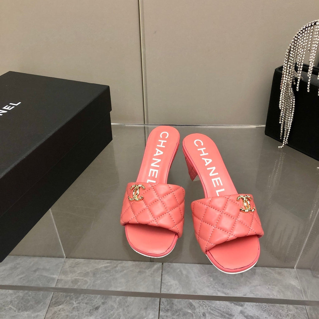 Chanel Mules Hot Pink
