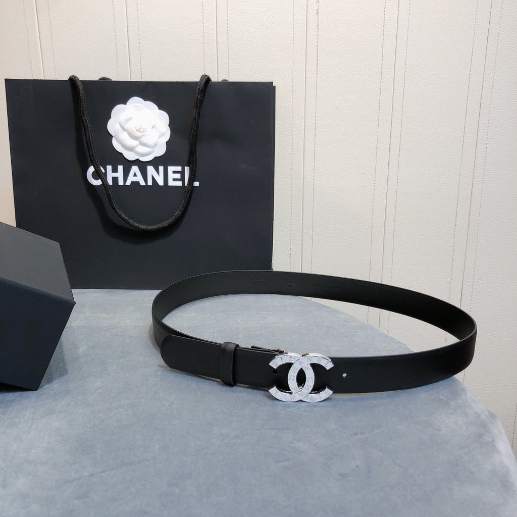 Chanel Belt With Double C Buckle