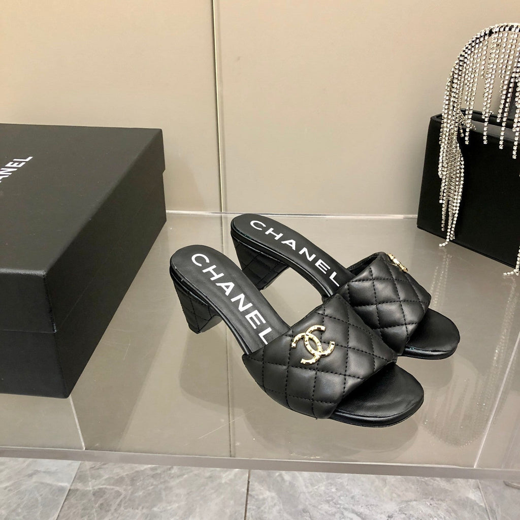 Chanel Mules Black