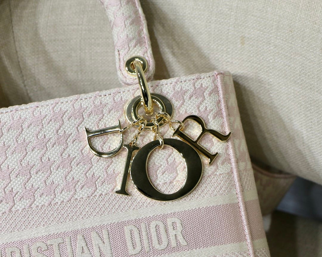 Christian Dior Medium Lady D-Lite Bag 24cm Pink