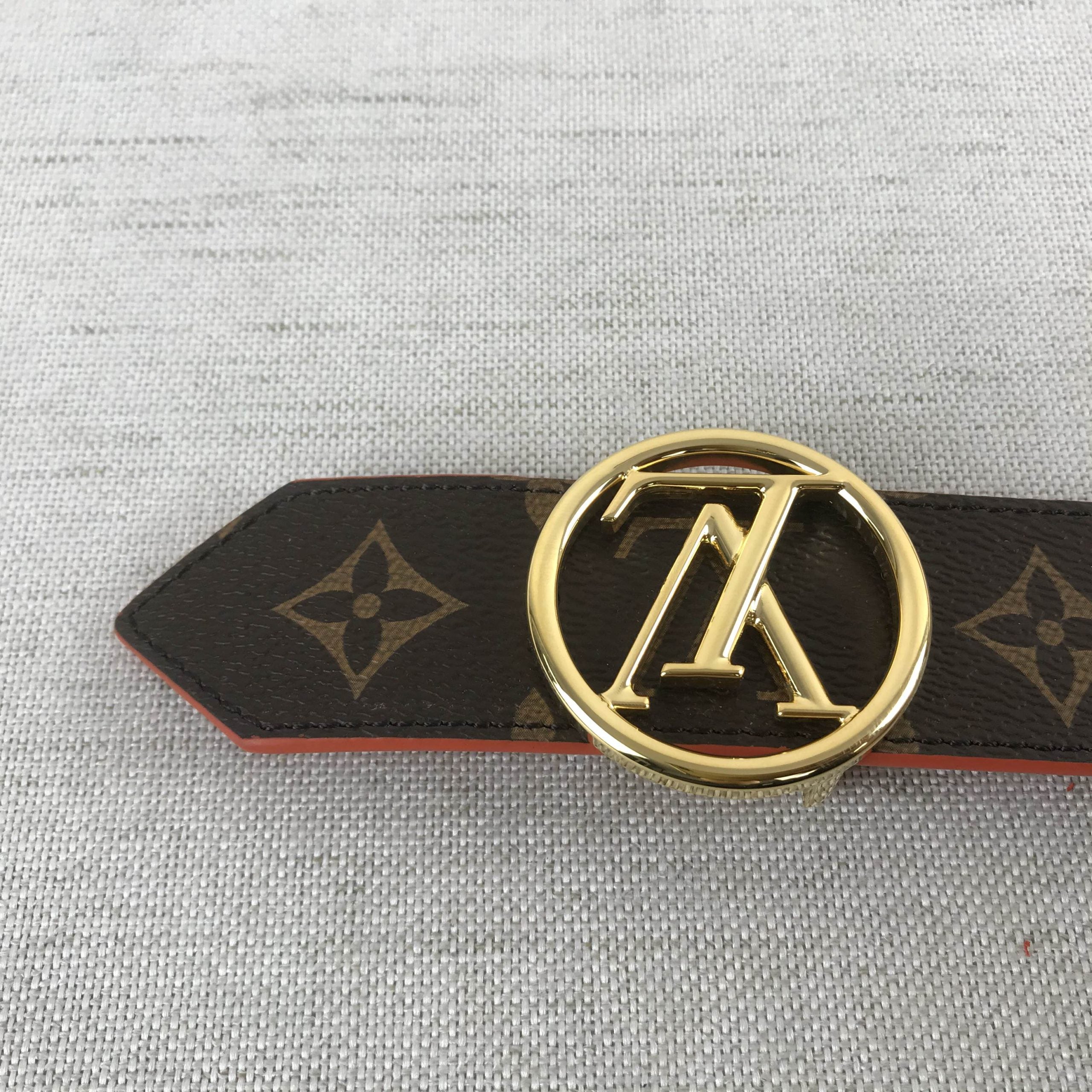 Louis Vuitton LV Cricle Belt Brown