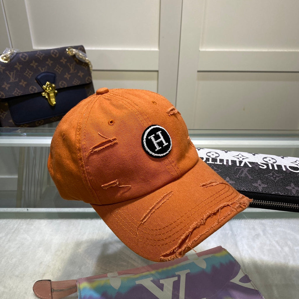 Hermes Davis H Primavera Cap Orange