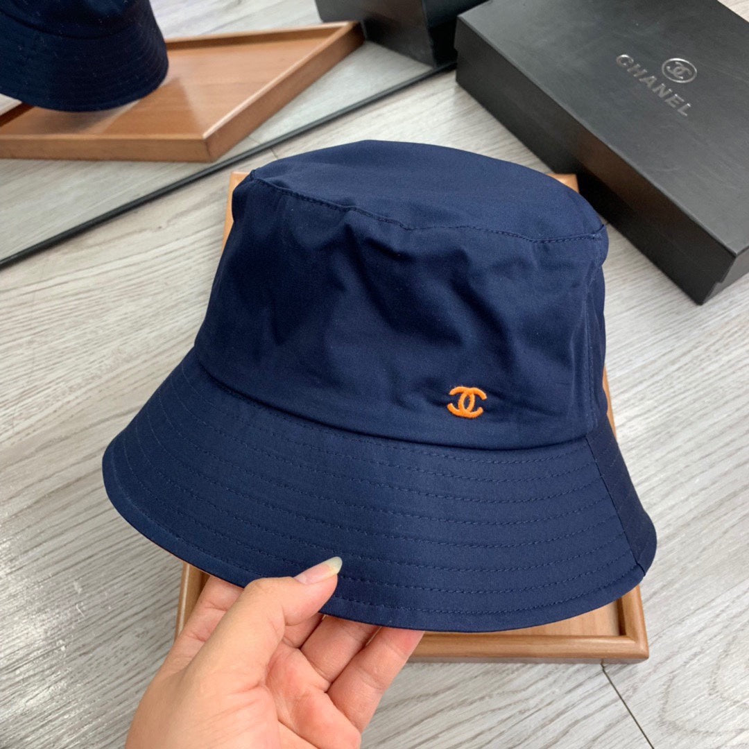 Chanel Cloche Blue Hat