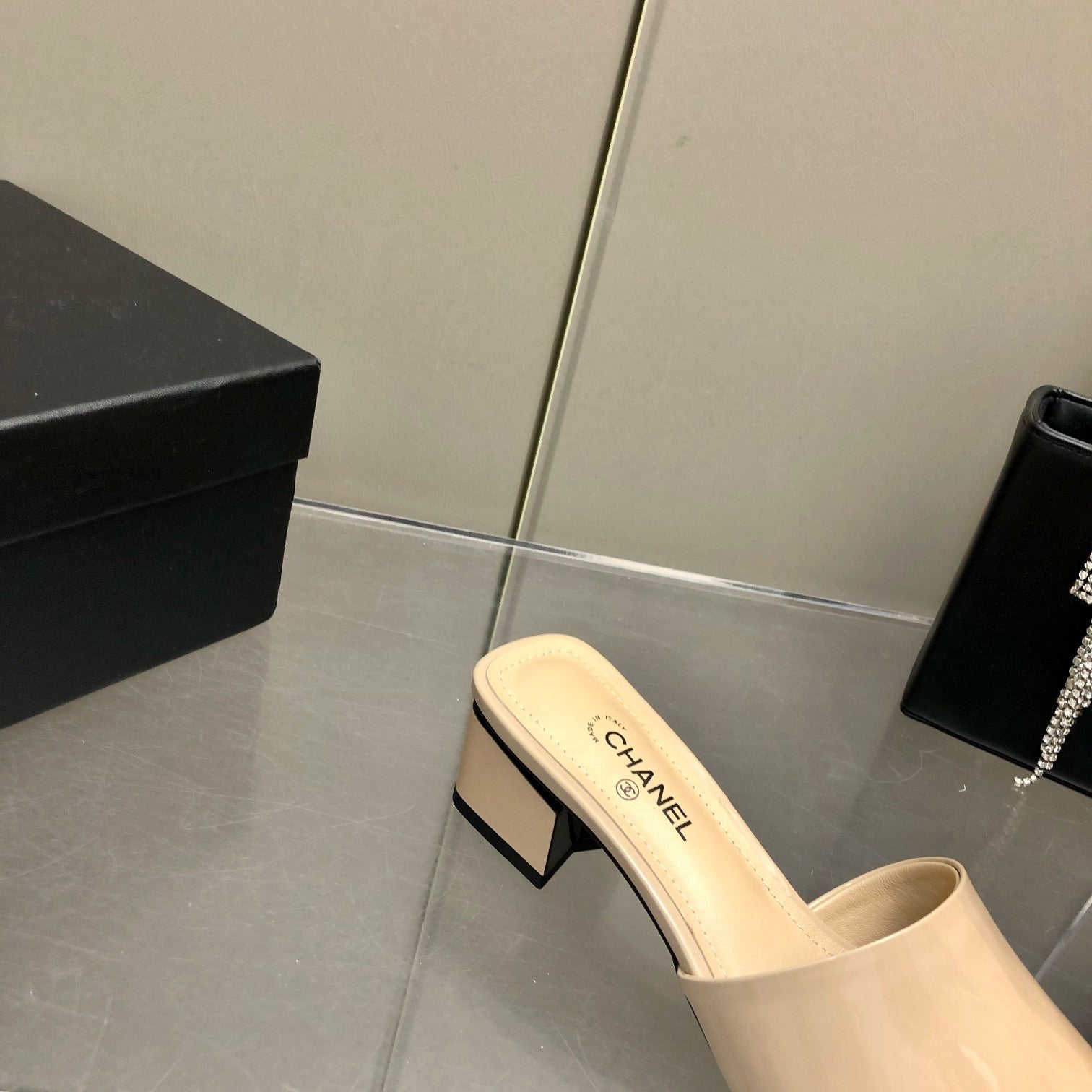 Chanel Mules Beige