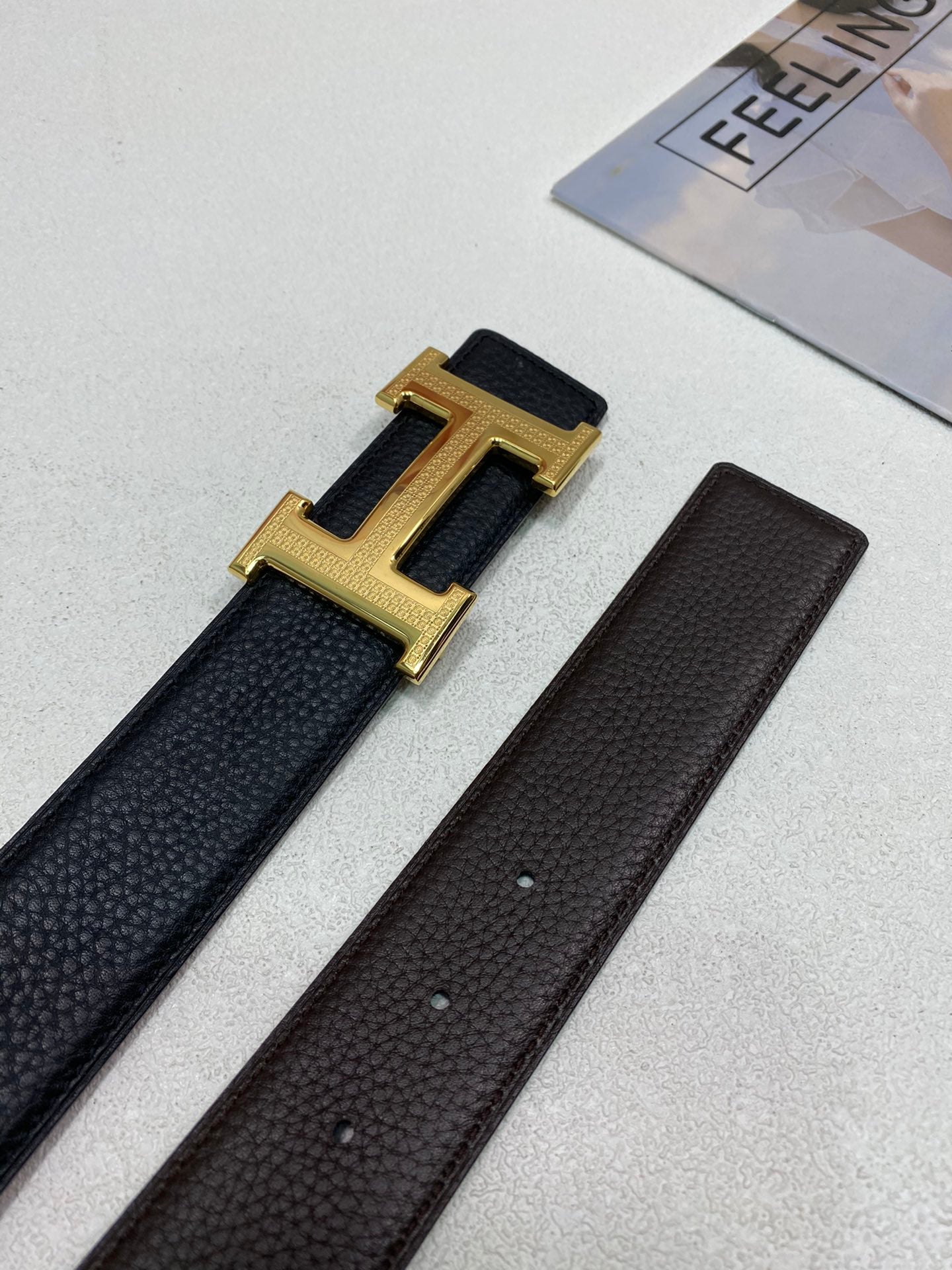 Hermes Quizz Touareg Belt Buckle Reversible